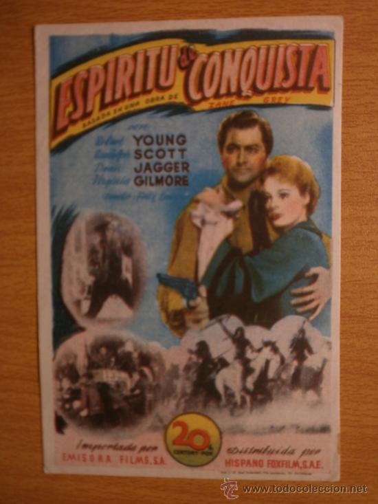 Cine: ESPIRITU DE CONQUISTA. - Foto 1