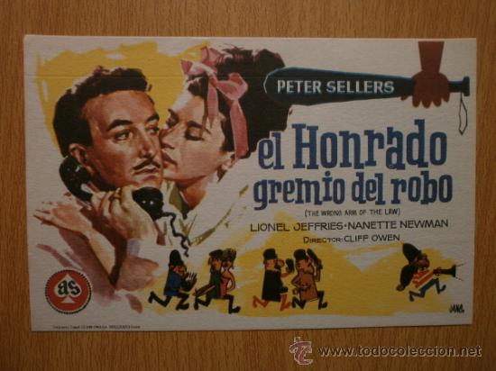 Cine: EL HONRADO GREMIO DEL ROBO. - Foto 1