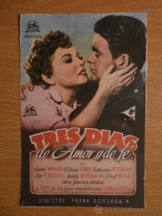 Cine: TRES DIAS DE AMOR Y DE FE. - Foto 1