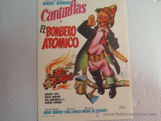 Cine: FOLLETO DE MANO EL BOMBERO ATOMICO - Foto 1