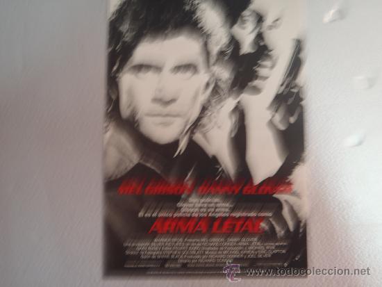 Cine: FOLLETO DE MANO ARMA LETAL - Foto 1
