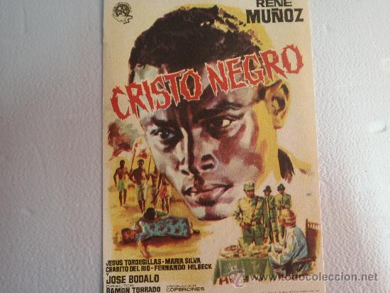 Cine: FOLLETO DE MANO CRISTO NEGRO - Foto 1