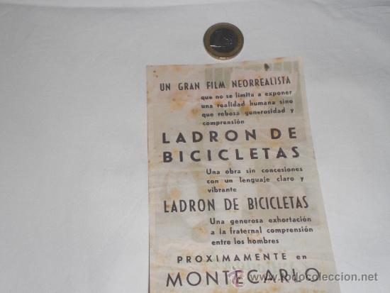 Cine: LADRON DE BICICLETAS - Foto 2