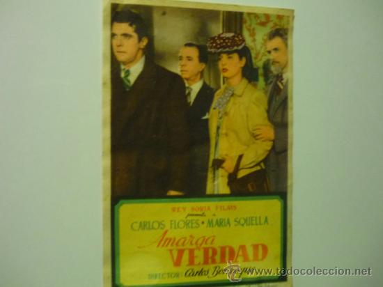 Cine: PROGRAMA AMARGA VERDAD . CARLOS FLORES - - Foto 1