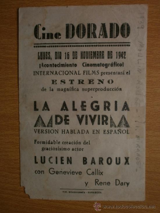 Cine: LA ALEGRIA DE VIVIR. - Foto 2