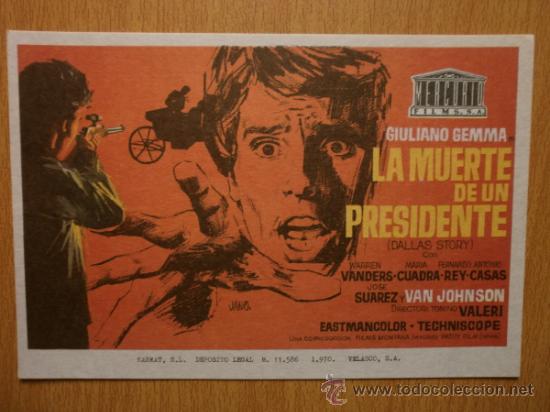 Cine: LA MUERTE DE UN PRESIDENTE. - Foto 1