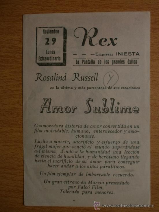 Cine: AMOR SUBLIME. - Foto 2