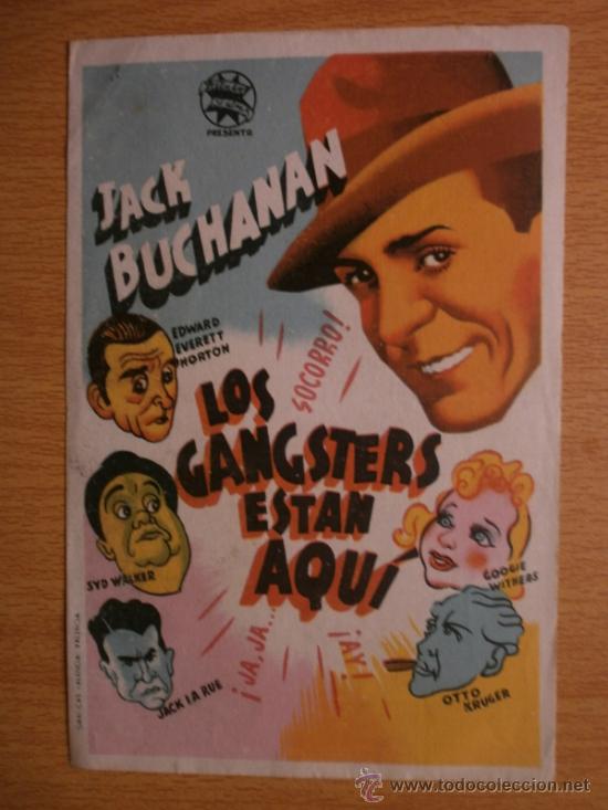 Cine: LOS GANGSTERS ESTAN AQUI. - Foto 1