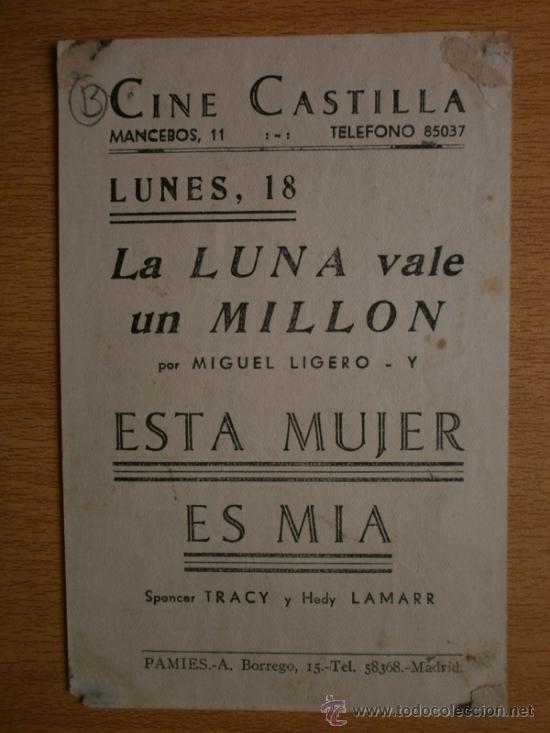 Cine: ESTA MUJER ES MIA. - Foto 2