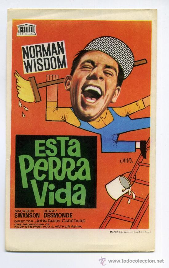 Cine: ESTA PERRA VIDA, con Norma Wisdom. - Foto 1