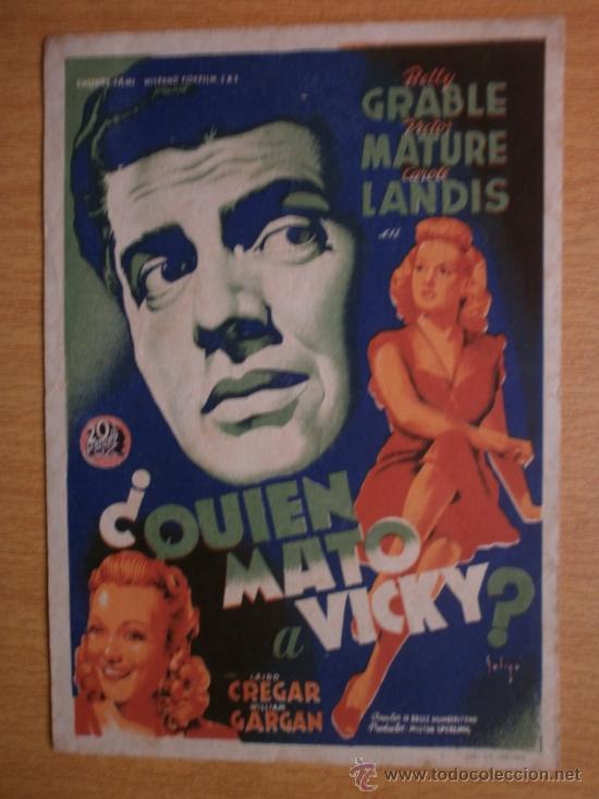 Cine: &iquest; QUIEN MATO A VICKY ? - Foto 1