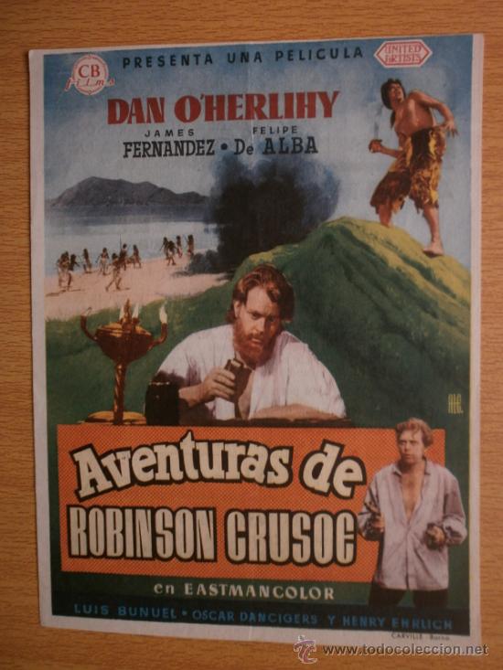 Cine: AVENTURAS DE ROBINSON CRUSOE. - Foto 1