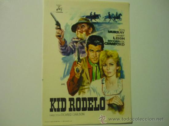 Cine: PROGRAMA KID RODELO -DON MURRAY -JANET LEIGH - Foto 1