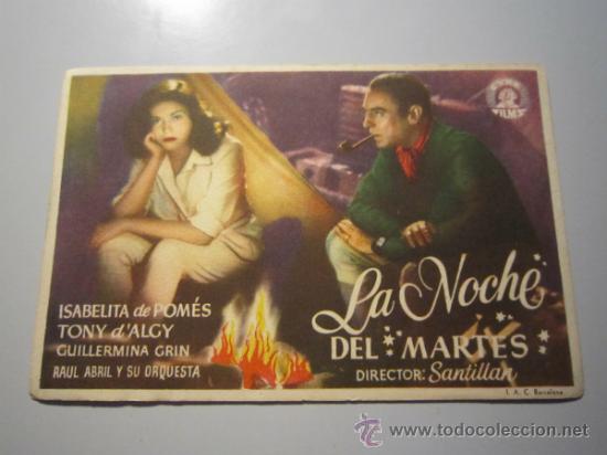 Cine: PROGRAMA DE CINE - LA NOCHE DEL MARTES - 1945 - Foto 1
