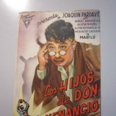 Cine: PROGRAMA DE CINE - LOS HIJOS DE DON VENANCIO - 1944 - DOBLADO