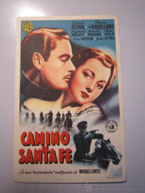Cine: PROGRAMA DE CINE - CAMINO DE SANTA FE - 1940 - Foto 1
