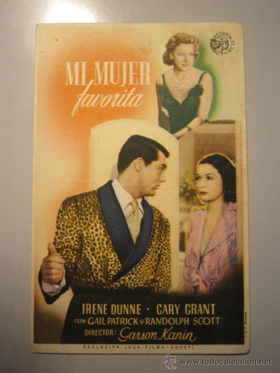 Cine: PROGRAMA DE CINE - MI MUJER FAVORITA - 1940 - DOBLADO - - Foto 1