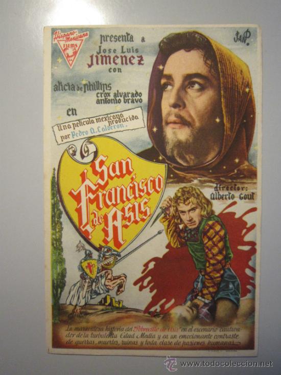 Cine: PROGRAMA DE CINE - SAN FRANCISCO DE AS&Iacute;S - 1943 - Foto 1