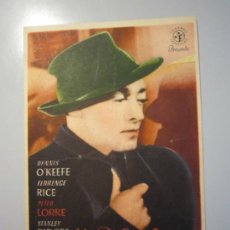 Cine: PROGRAMA DE CINE - MR. HYDE DESAPARECE - 1941 - DOBLADO DOS VECES 
