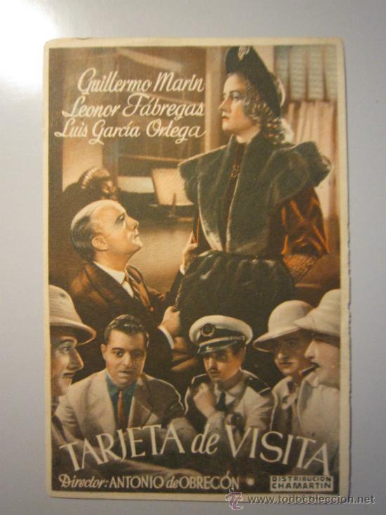 Cine: PROGRAMA DE CINE - TARJETA DE VISITA - 1944 - - Foto 1