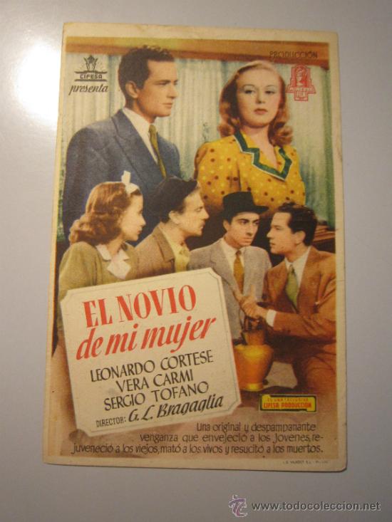 Cine: PROGRAMA DE CINE - EL NOVIO DE MI MUJER - 1943 - DOBLADO - Foto 1