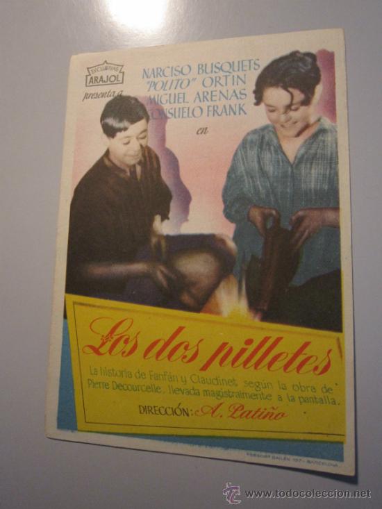 Cine: PROGRAMA DE CINE - LOS DOS PILLETES - 1942 - Foto 1