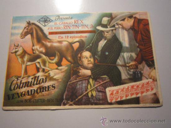 Cine: PROGRAMA DE CINE - COLMILLOS VENGADORES - 1934 - DOBLADO - Foto 1