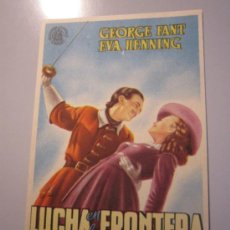 Cine: PROGRAMA DE CINE - LUCHA EN LA FRONTERA - 1942 