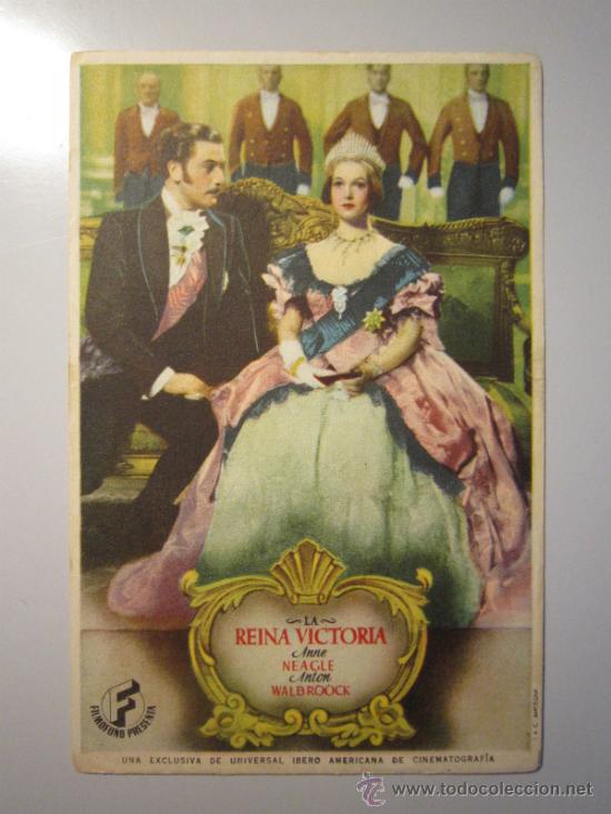 Cine: PROGRAMA DE CINE - LA REINA VICTORIA - 1937 - Foto 1