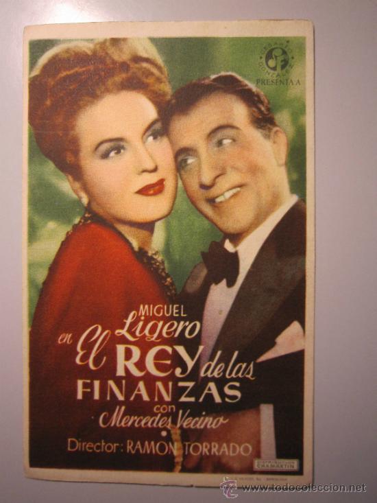 Cine: PROGRAMA DE CINE - EL REY DE LAS FINANCIAS - 1944 - Foto 1
