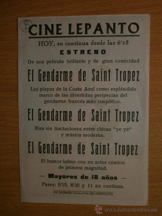 Cine: EL GENDARME DE SAINT TROPEZ. - Foto 2