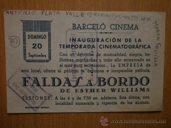 Cine: FALDAS A BORDO. - Foto 2