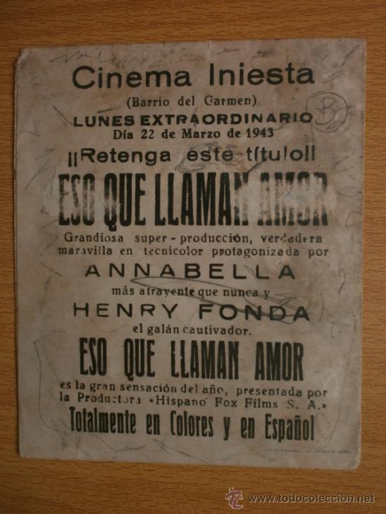 Cine: ESO QUE LLAMAN AMOR. - Foto 2