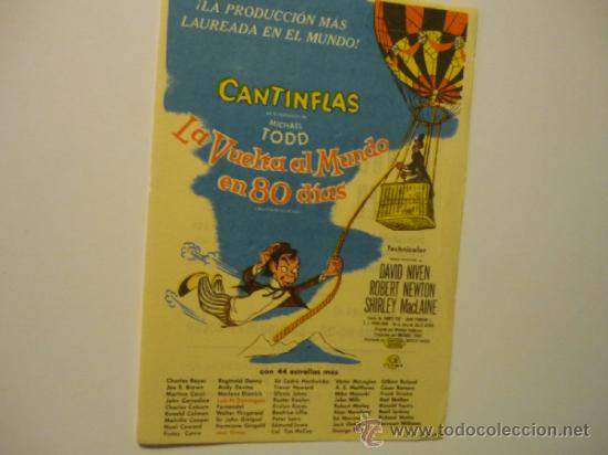 Cine: programa la vuelta al mundo en 8o dias -moderno-posito cambrils