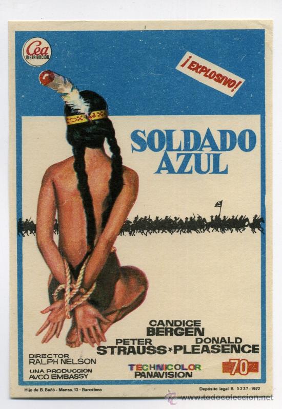 Cine: SOLDADO AZUL, con Candice Bergen. - Foto 1