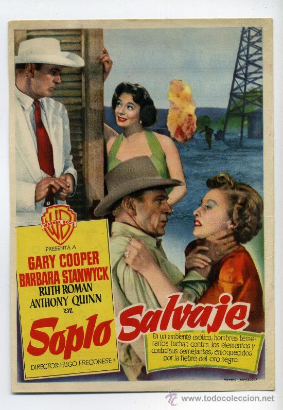 Cine: SOPLO SALVAJE, con Gary Cooper.