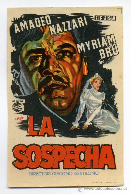 Cine: LA SOSPECHA, con Amadeo Nazzari. - Foto 1