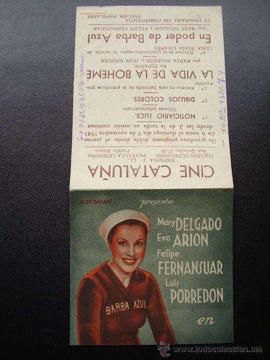 Cine: EN PODER DE BARBA AZUL, MARY DELGADO, CINE CATALU&Ntilde;A - Foto 3