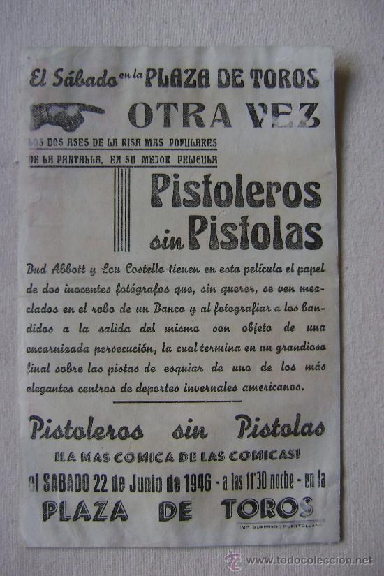 Cine: PISTOLEROS SIN PISTOLAS.F-893 - Foto 2