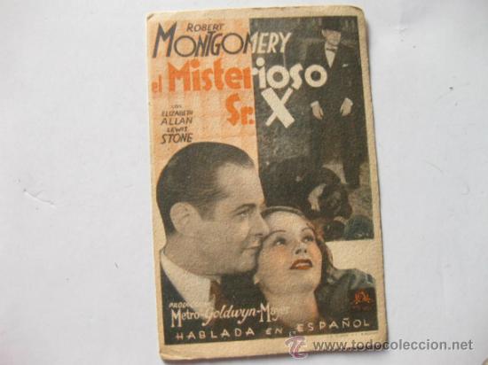 Cine: EL MISTERIOSO SR. X - ROBERT MONTGOMERY - Foto 1