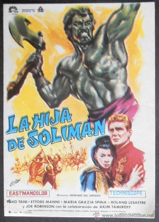 Cinema: LA HIJA DE SOLIMAN, FM, SIN PUBLICIDAD (2199) ,CONSERVACION: