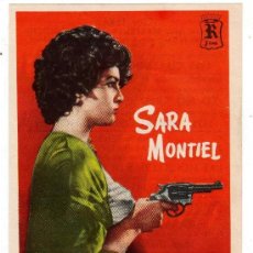  Foglietti di film di film antichi di cinema: FOLLETO CINE TEXAS Y ATENEO SANT JUST DESVERN 1960 SARA MONTIEL