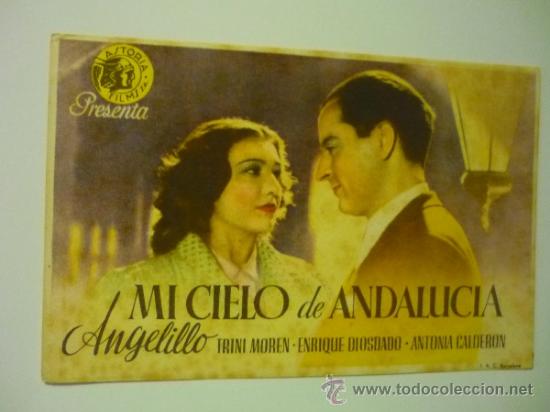 Cine: PROGRAMA MI CUELO DE ANDALUCIA.-- ANGELILLO - Foto 1