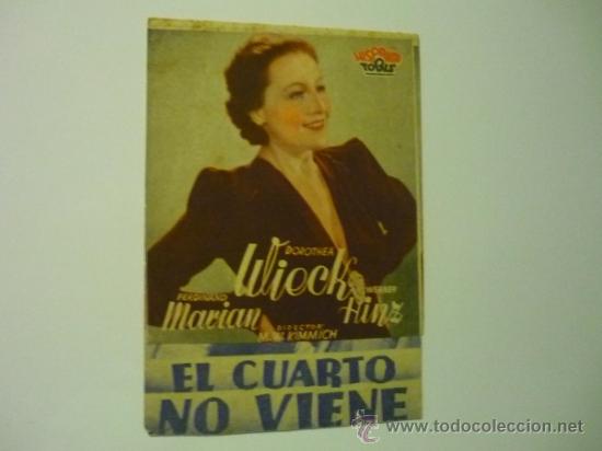 Cine: PROGRAMA EL CUARTO NO VIENE- publicidad dorado zaragoza - Foto 1