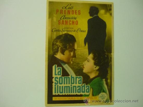 Cine: PROGRAMA LA SOMBRA ILUMINADA.- LUIS PRENDES - - Foto 1