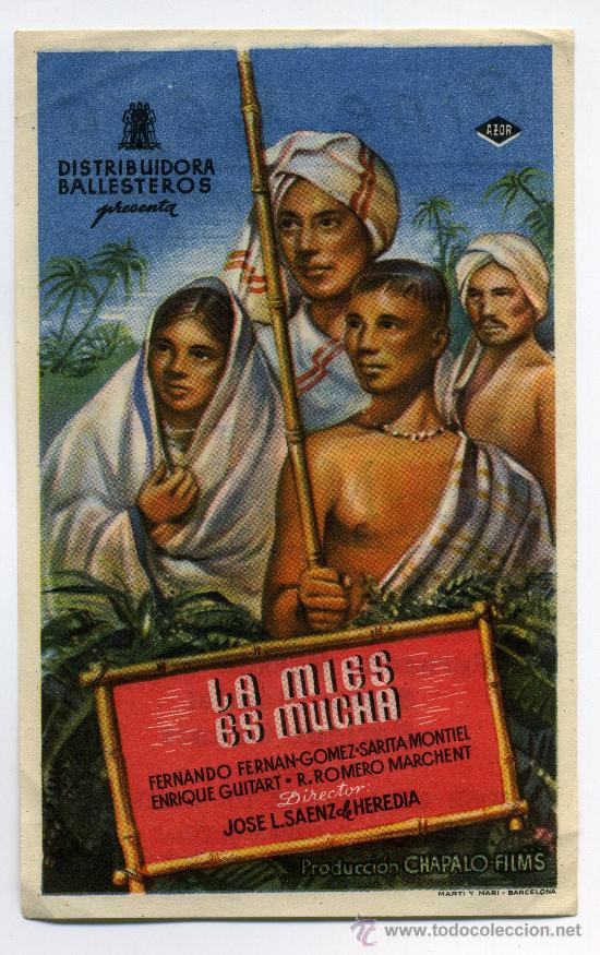 Cine: LA MIES ES MUCHA, con Sara Montiel.