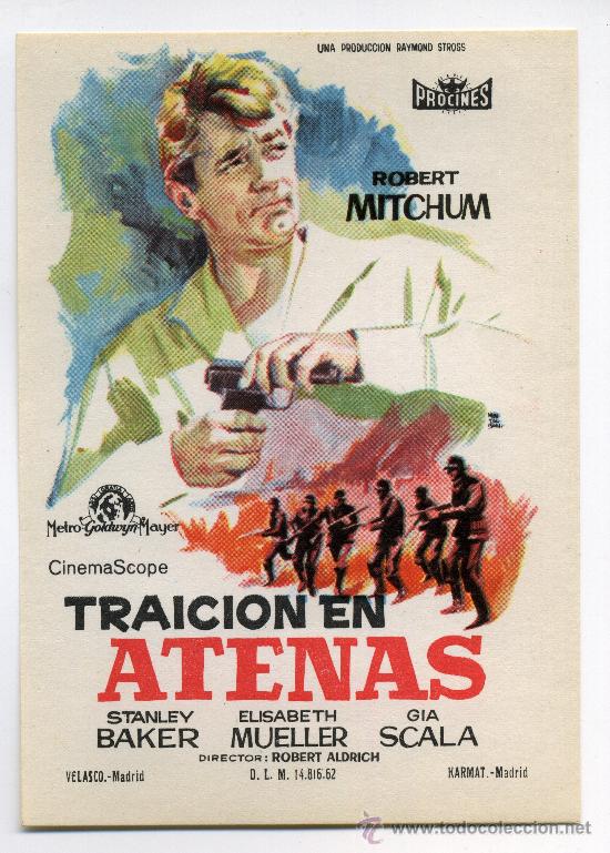 Cine: TRAICI&Oacute;N EN ATENAS, con Robert Mitchum. - Foto 1