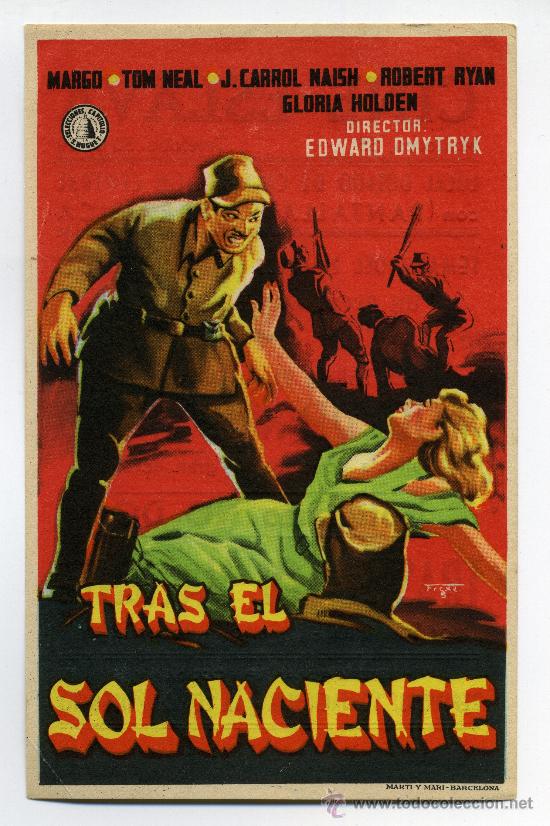 Cine: TRAS EL SOL NACIENTE, con Robert Ryan. - Foto 1