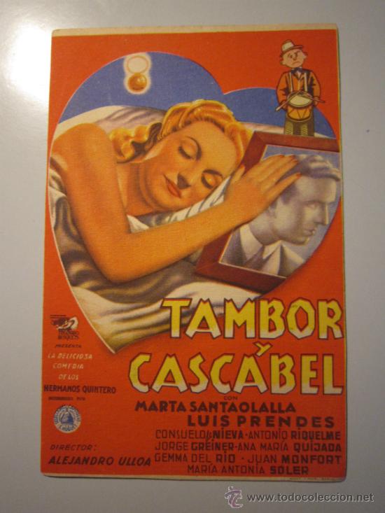 Cine: PROGRAMA DE CINE - TAMBOR Y CASCABEL - 1944 - Foto 1