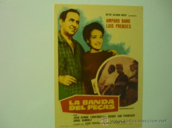 Cine: PROGRAMA LA BANDA DEL PECAS.- AMPARO BARO - L .PRENDES - Foto 1